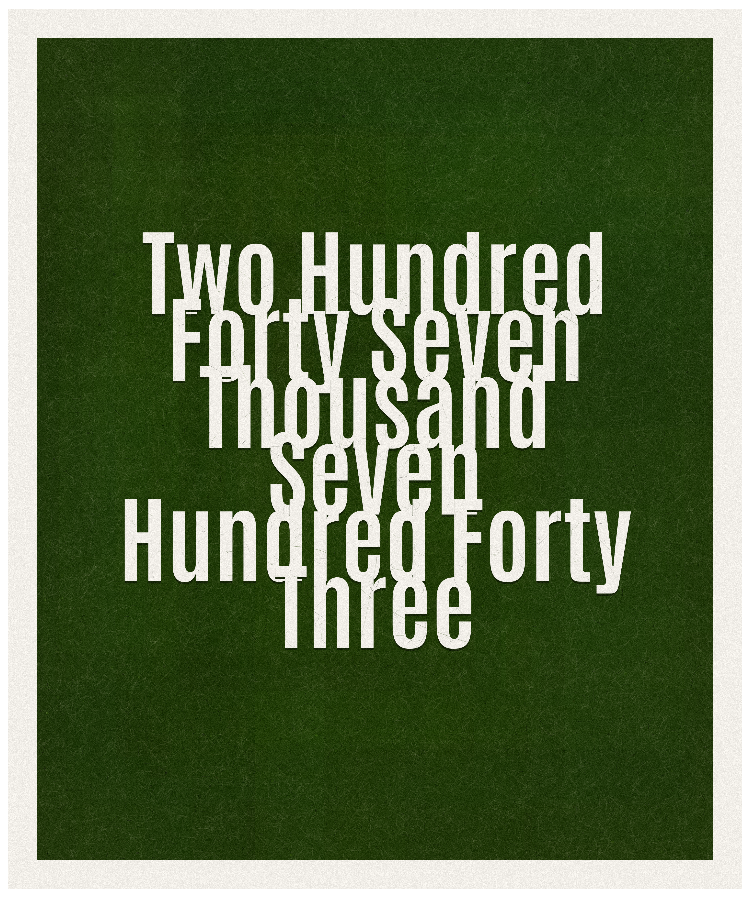 Count #247743