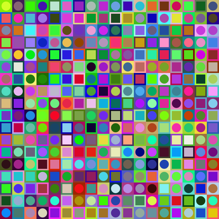 Square Dot Composition #55