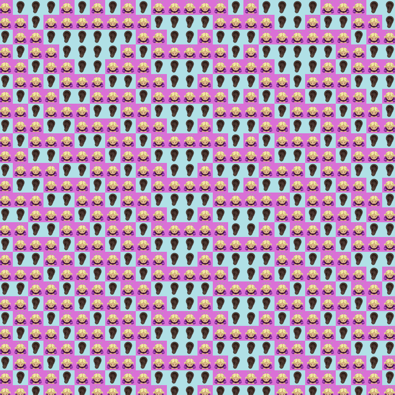 Elementary Cellular Emoji Automata #171