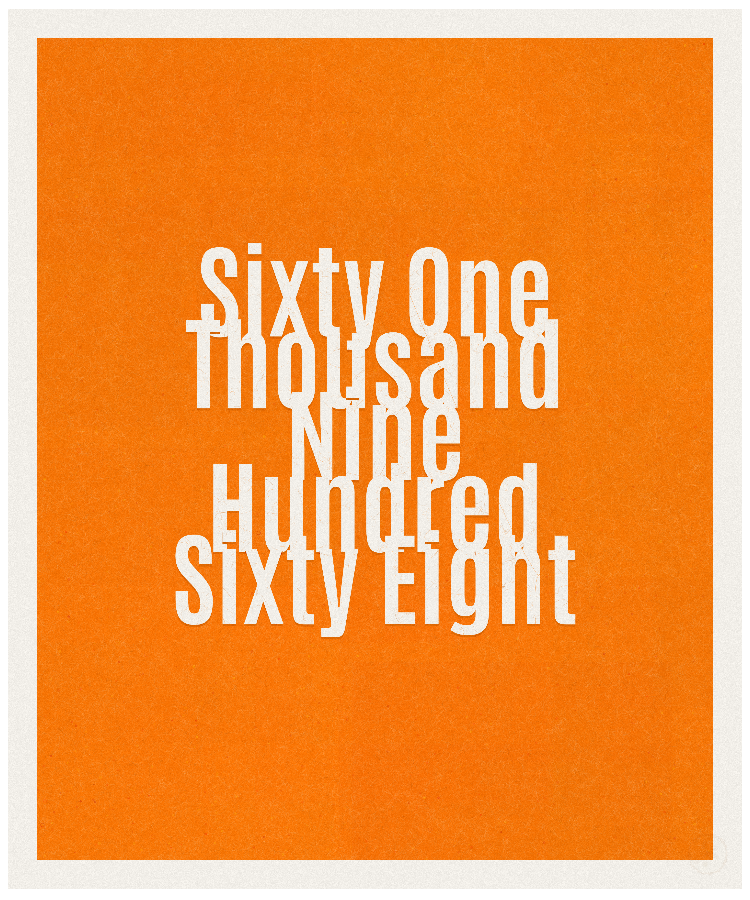 Count #61968