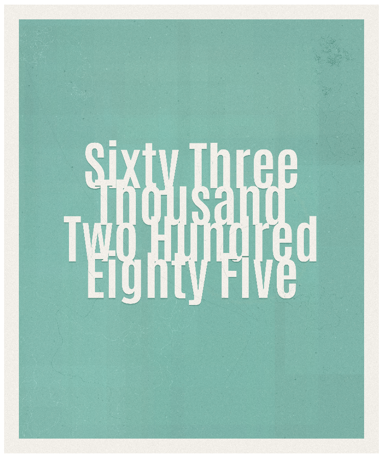 Count #63285