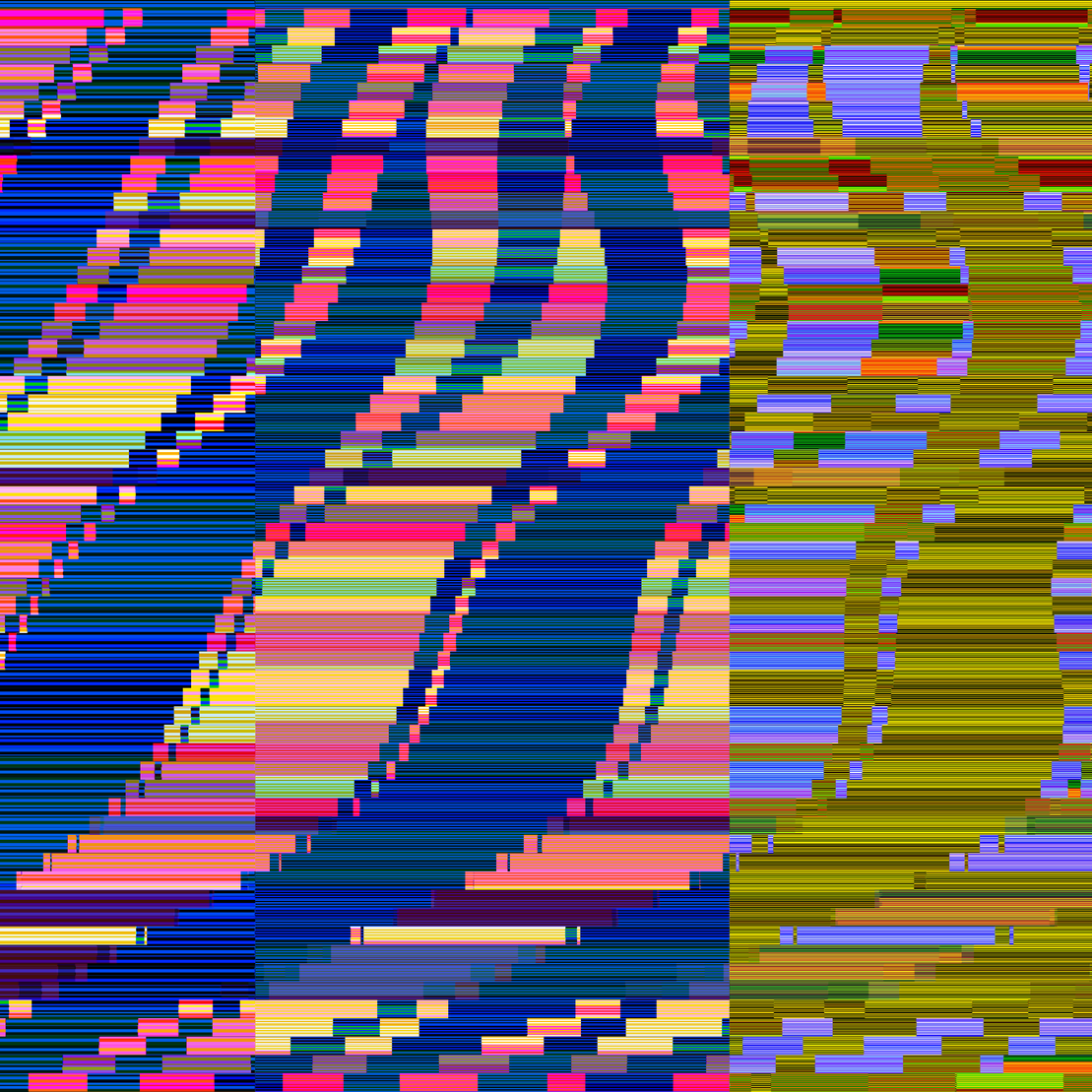 Glitchometry Stripes #39