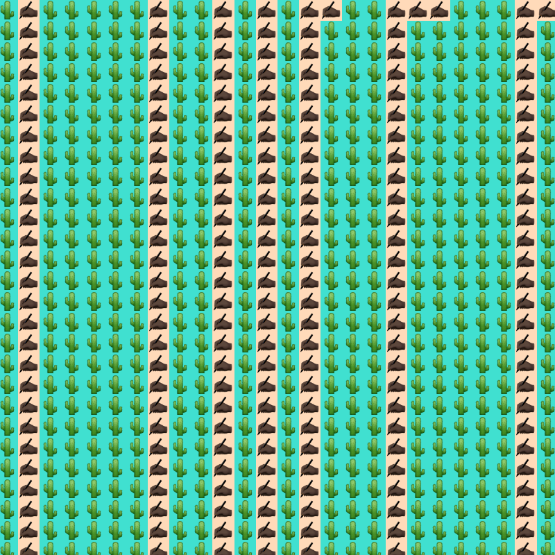 Elementary Cellular Emoji Automata #59