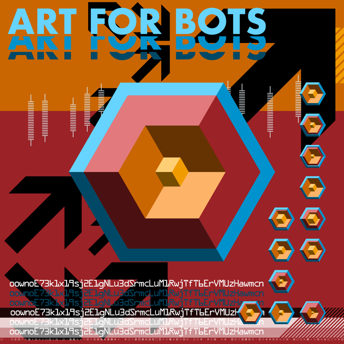 Hexagones - Art for Bots for Humans #22