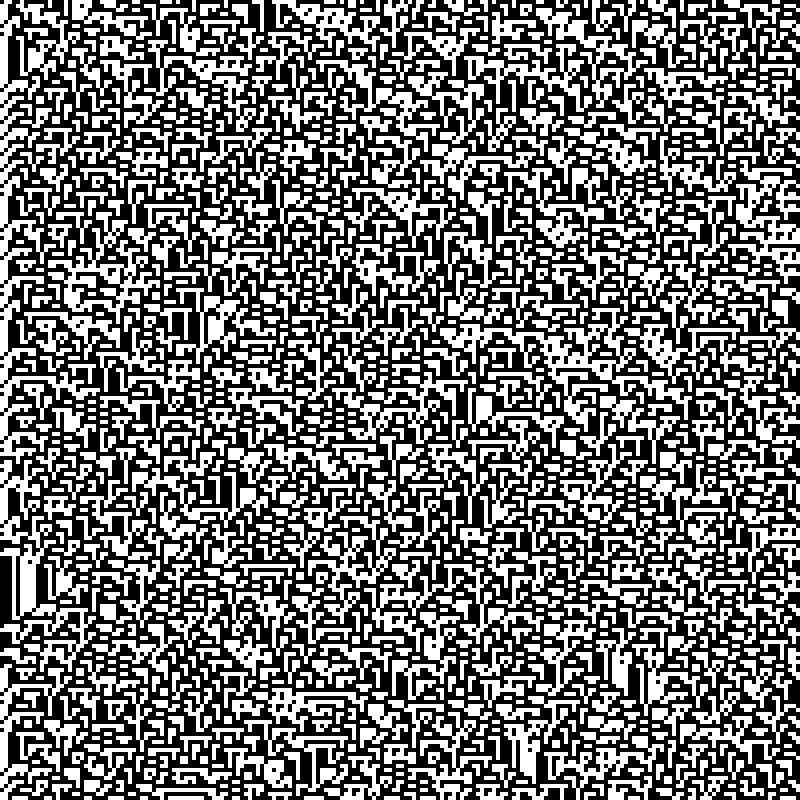 Colored Elementary Cellular Automaton #22