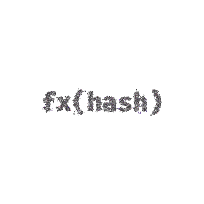 FXHASH Logo with Features #3