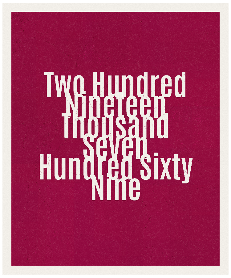 Count #219769