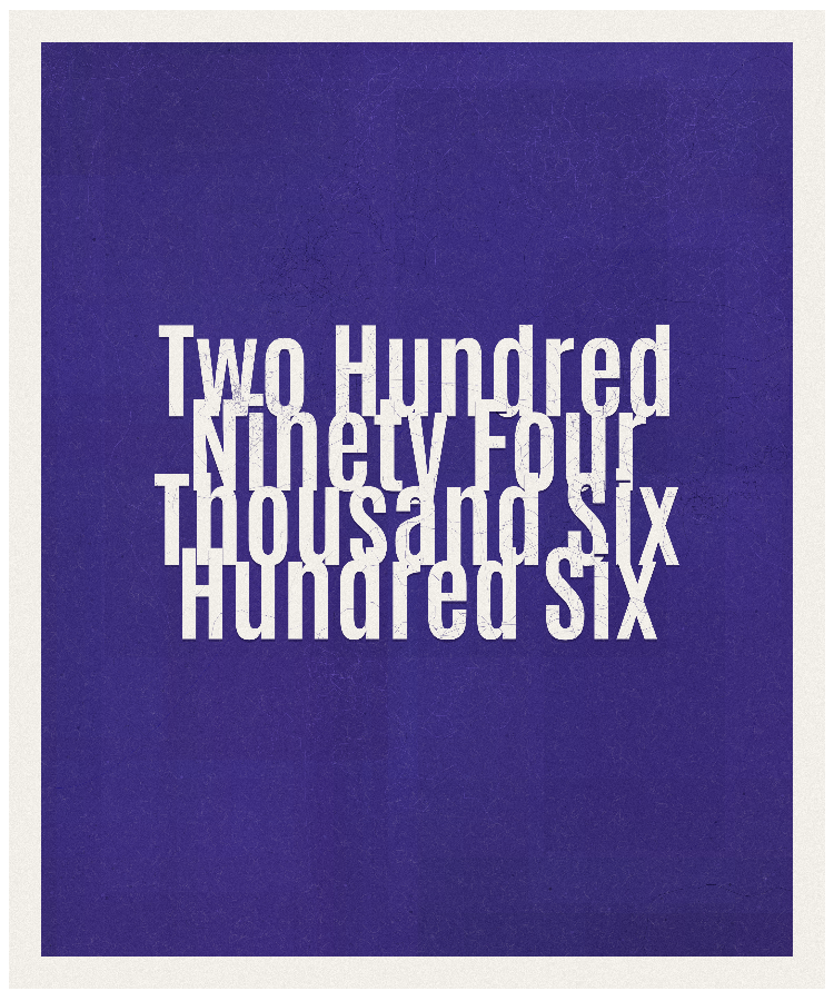Count #294606
