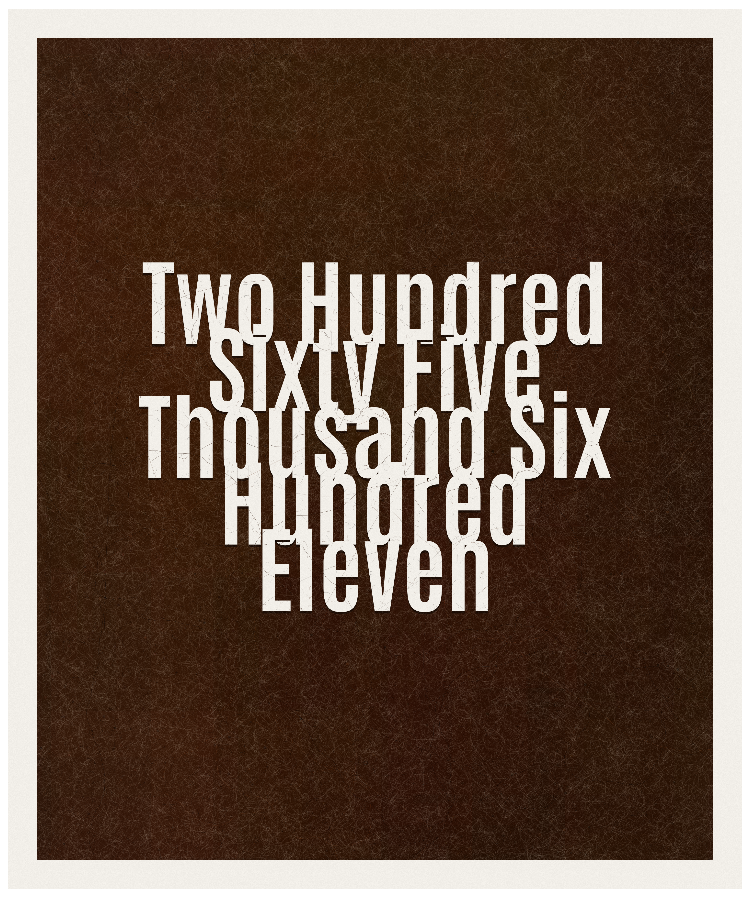 Count #265611