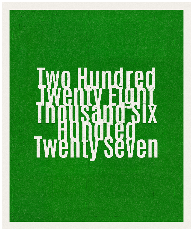 Count #228627
