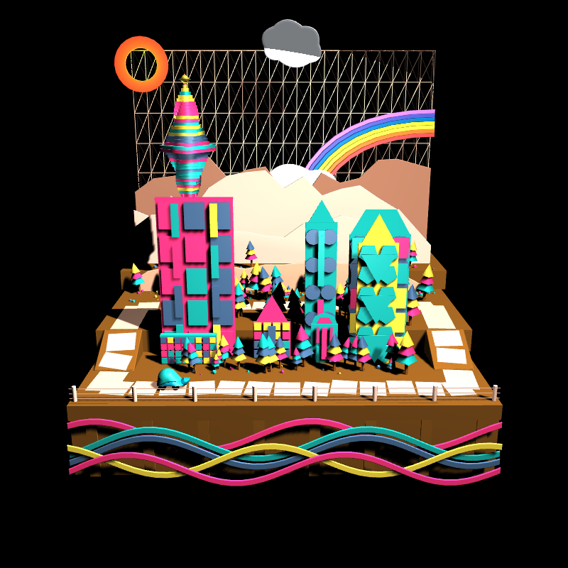 Paper Art 3D #228