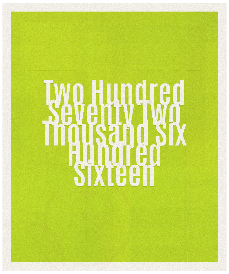 Count #272616