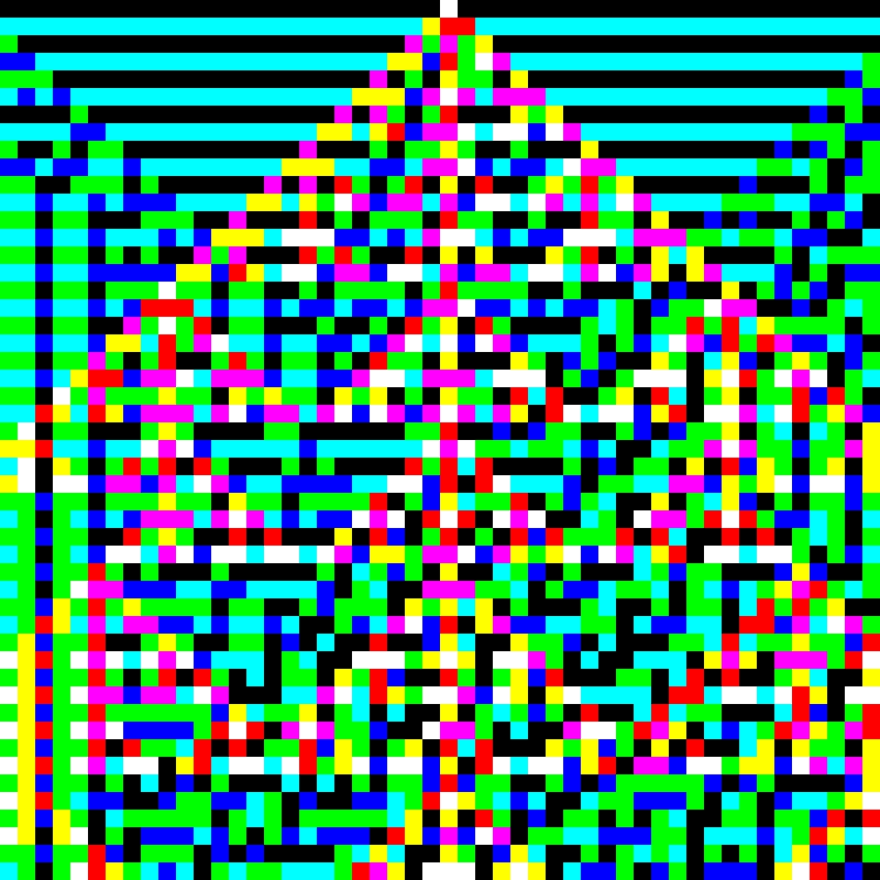 RGB Elementary Cellular Automaton #234