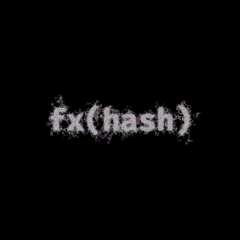 FXHASH Generative Logo #80