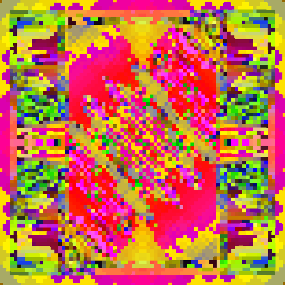 Psychedelic Dance of Pixels #44