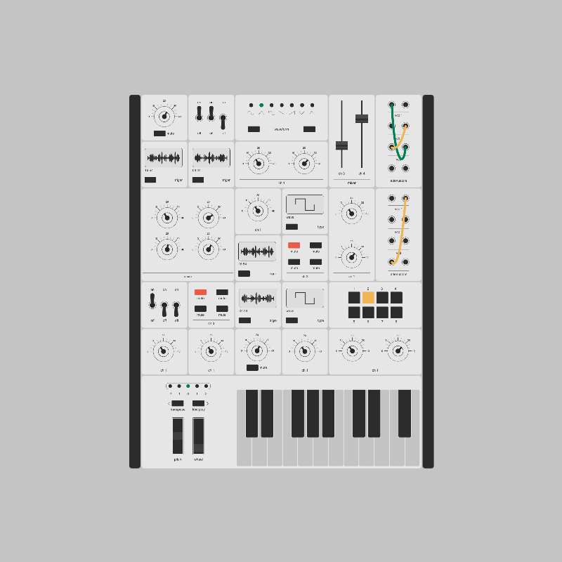 Modular synthesizer #6