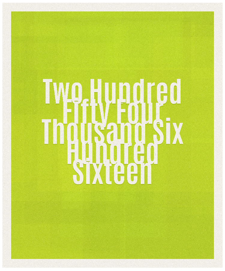 Count #254616