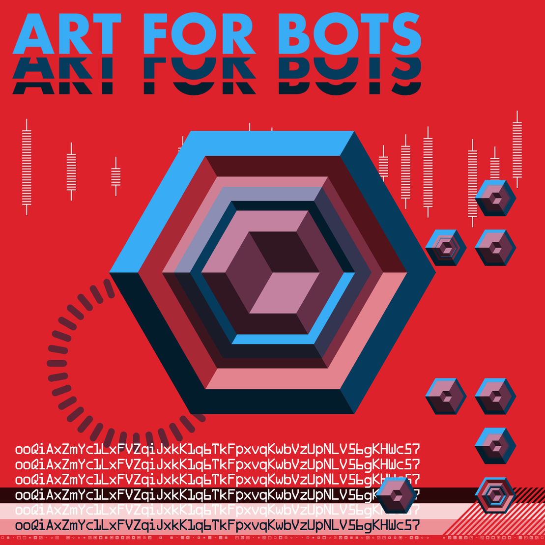 Hexagones - Art for Bots for Humans #8