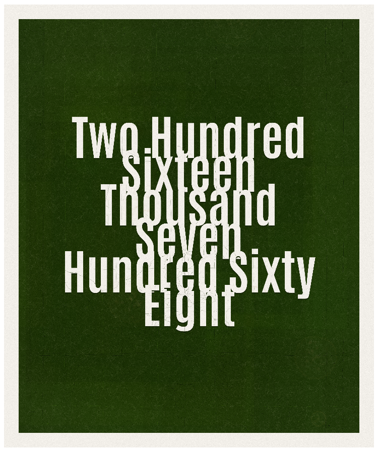 Count #216768