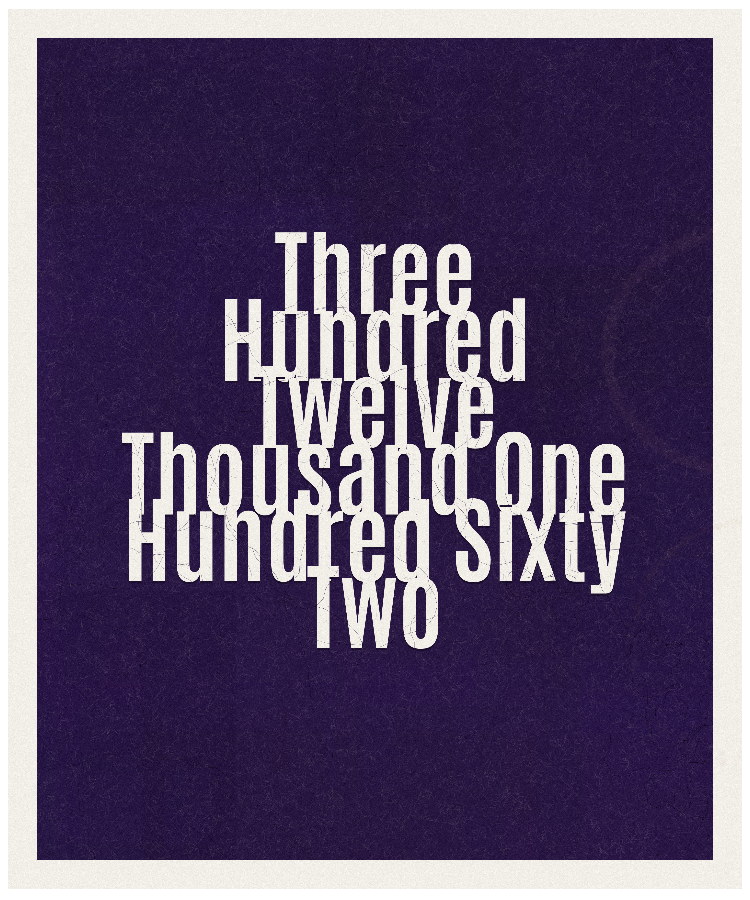 Count #312162