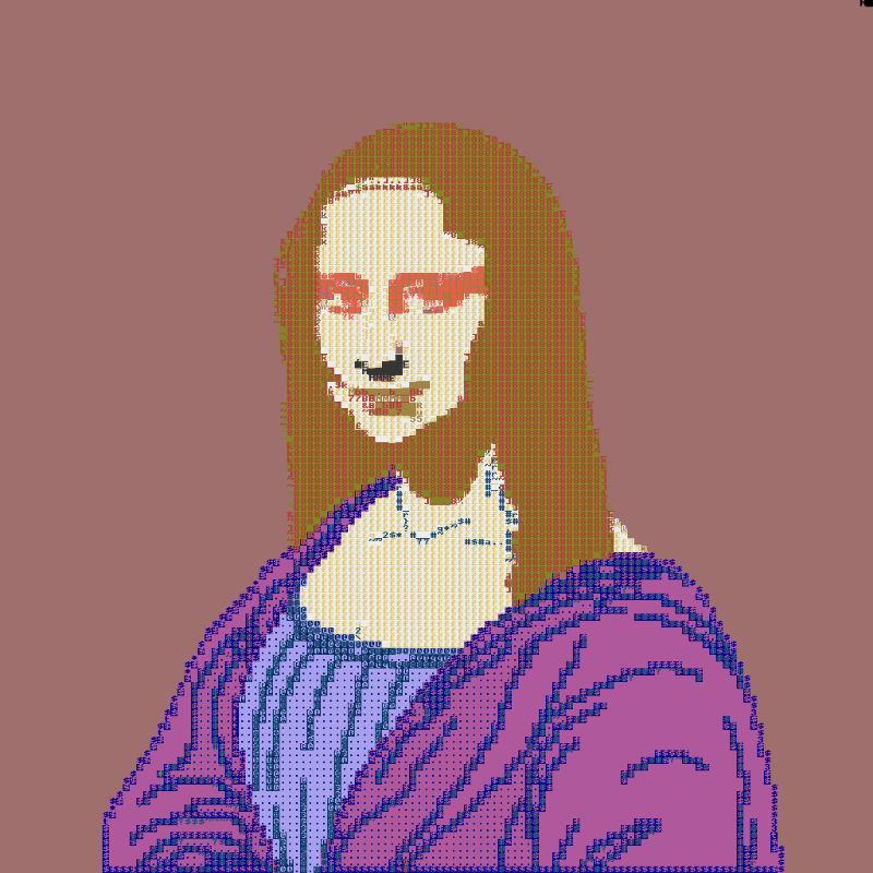 DOS Mona Lisa  #12