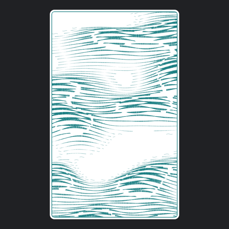 Topographic Playing Card #72