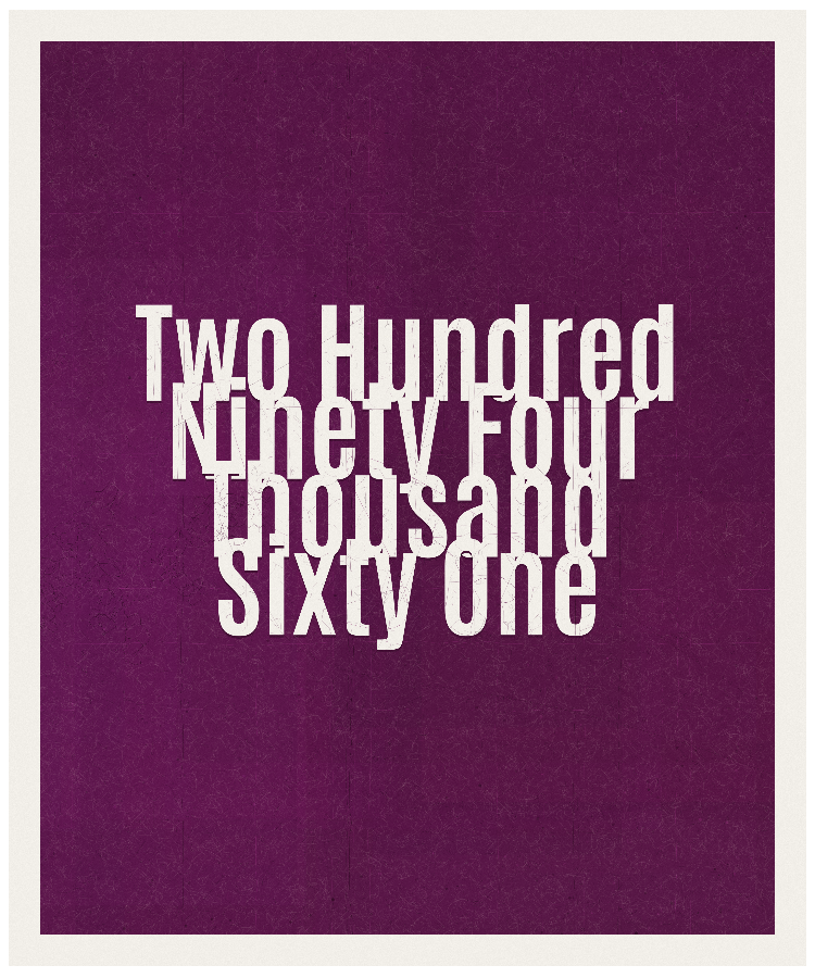 Count #294061