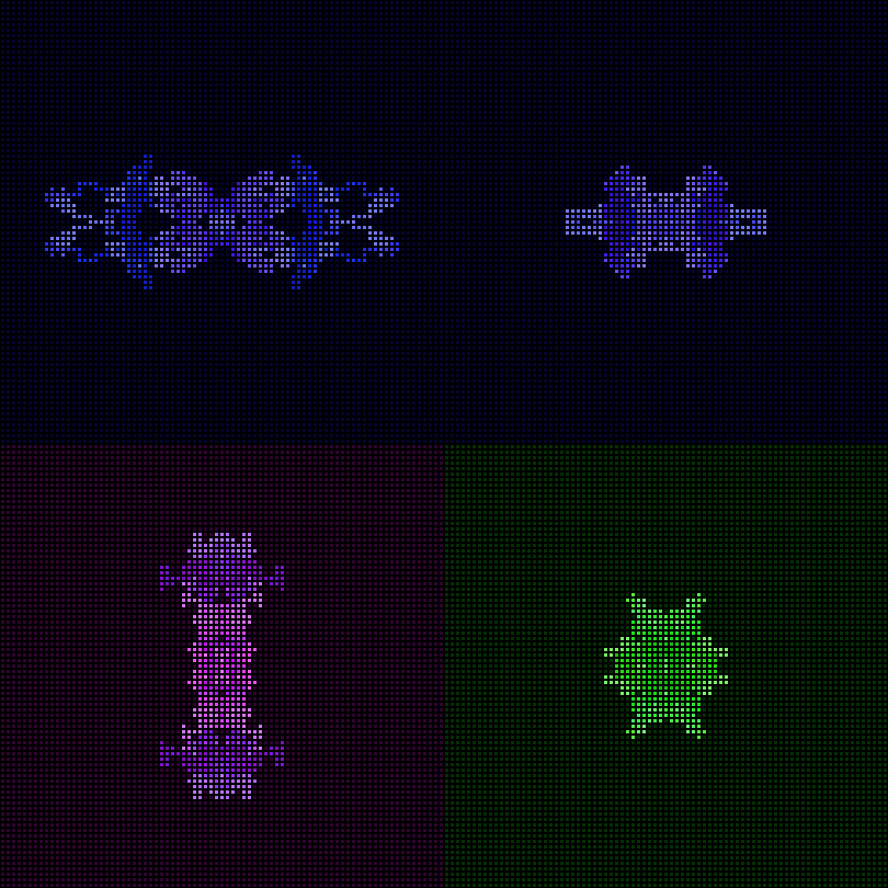 Dither Creatures 2x2 #13