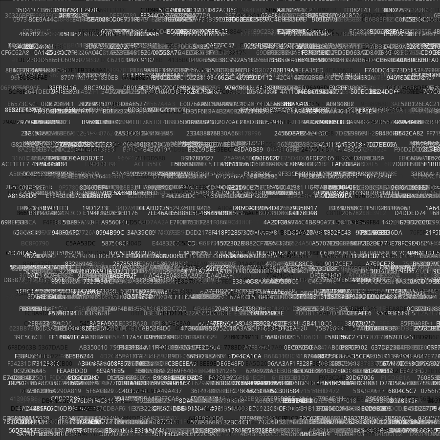 Painting by Random Hexadecimal Numbers #27