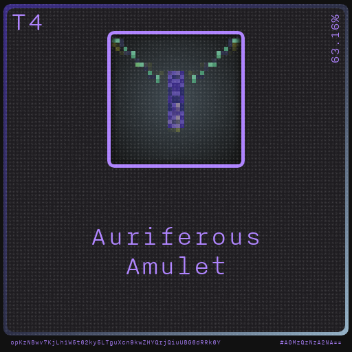 Gear for your quests - Amulet #72