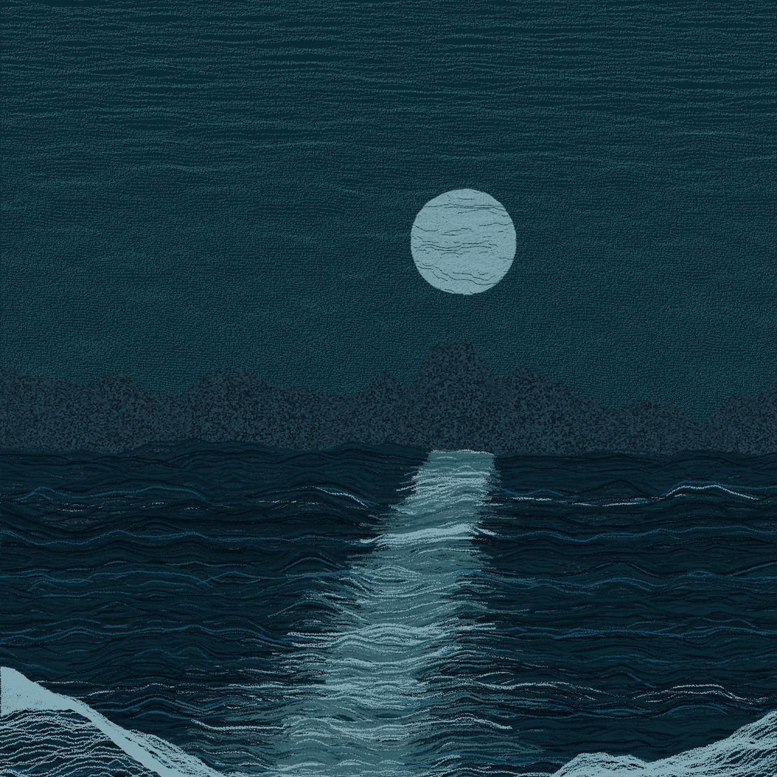 Moonlit Sea #289