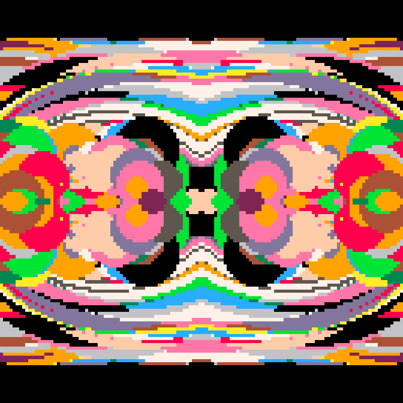 Rapid Psychedelic Inkblot Test Generator #70