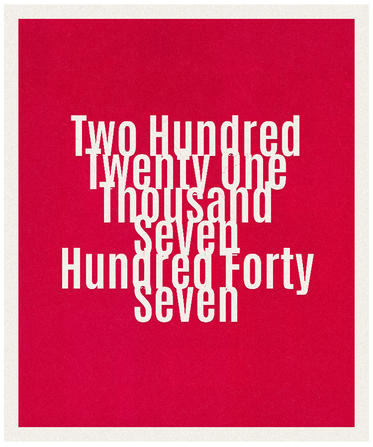 Count #221747
