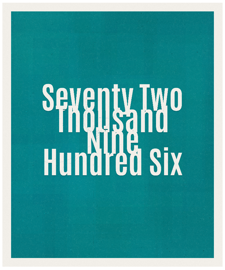 Count #72906