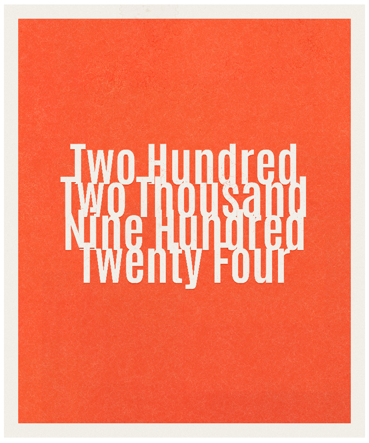 Count #202924