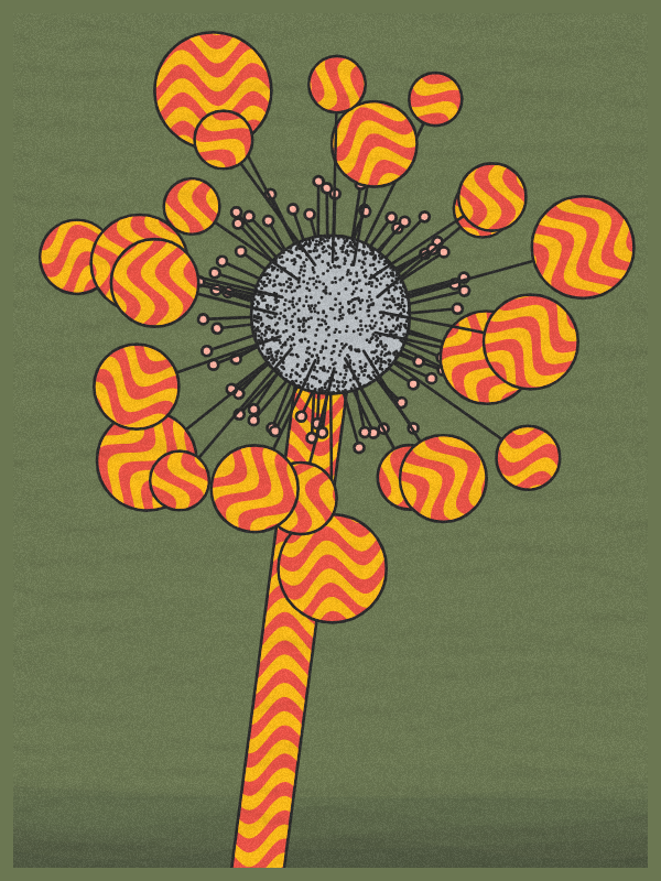 Abstract Dandelion #39