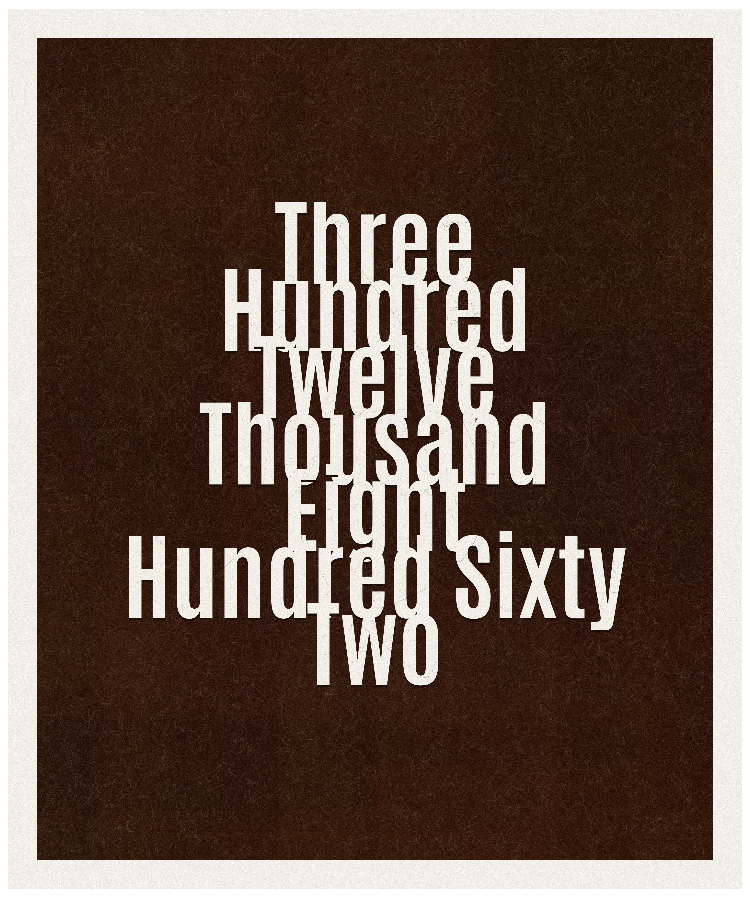 Count #312862