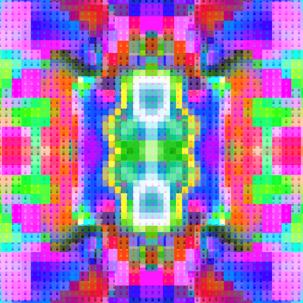 Magical Pixelated Kaleidoscope #2