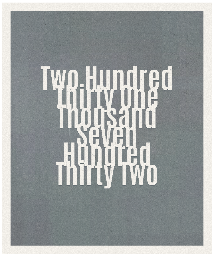 Count #231732