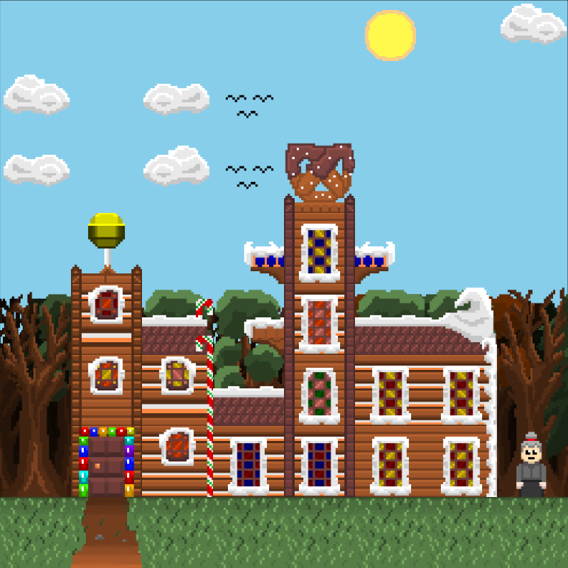 2D Mansion Candy House #116