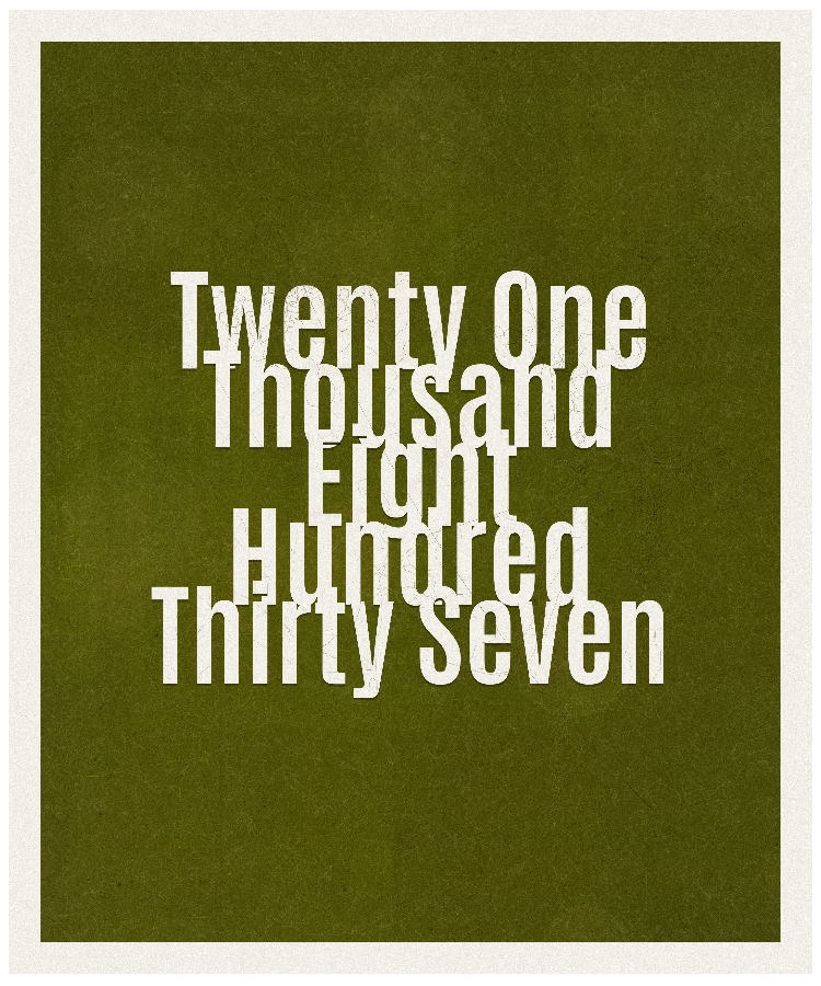 Count #21837