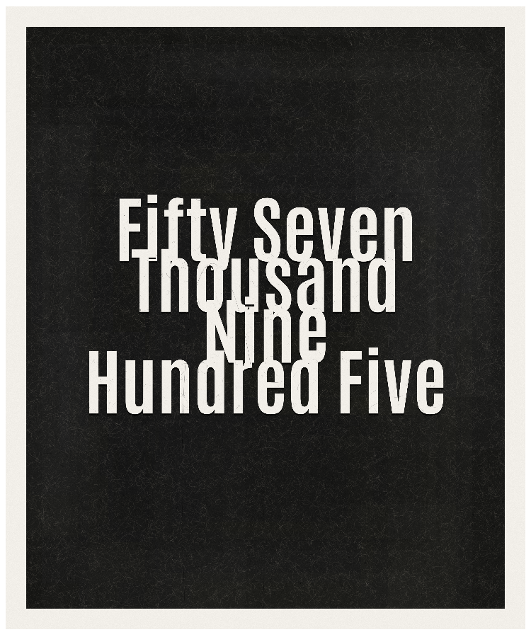 Count #57905