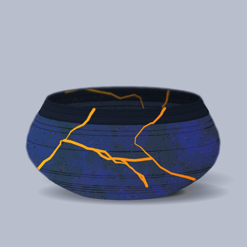 Kintsugi Pottery #16