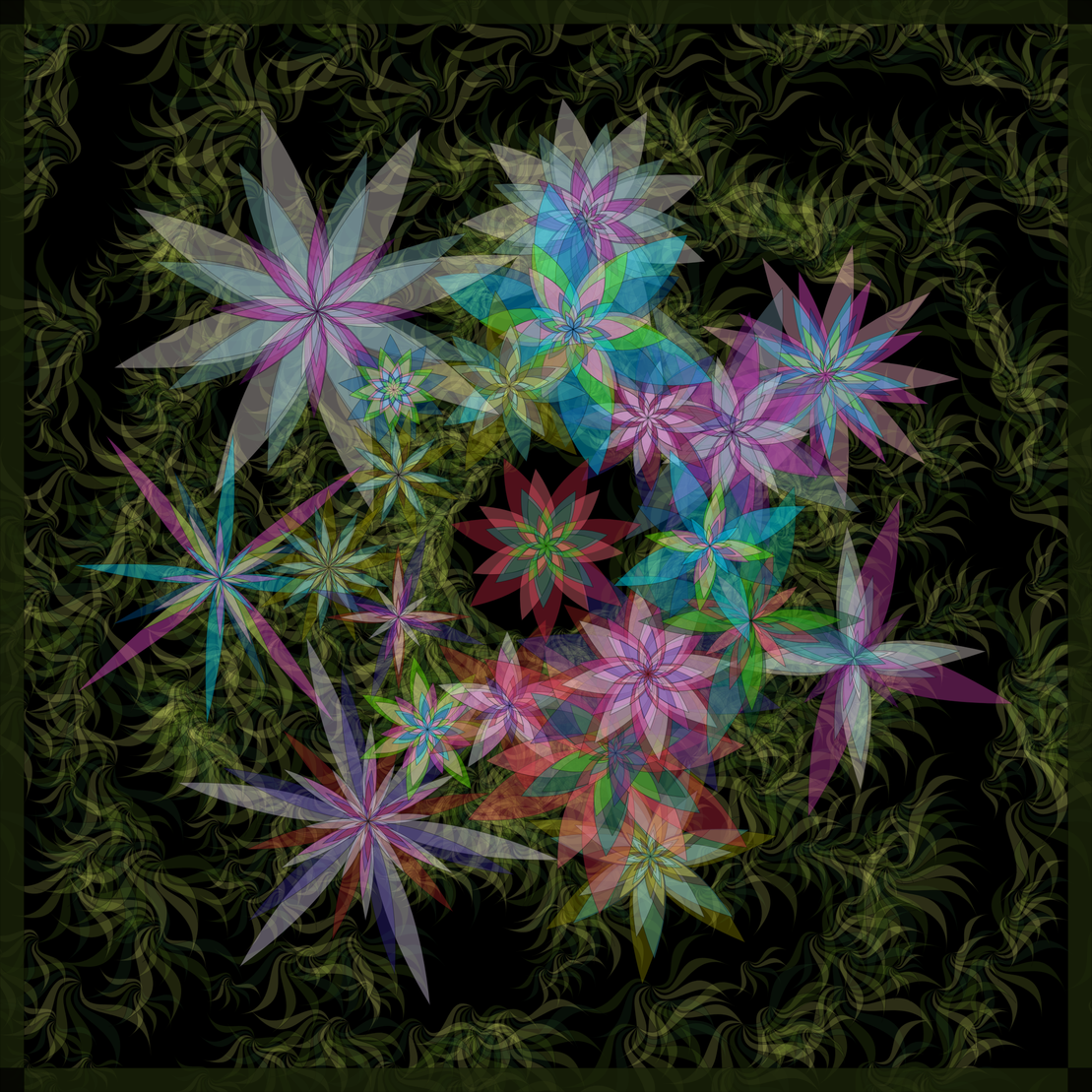 Bezier Garden #65