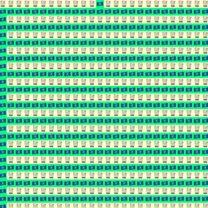 Elementary Cellular Emoji Automata #700