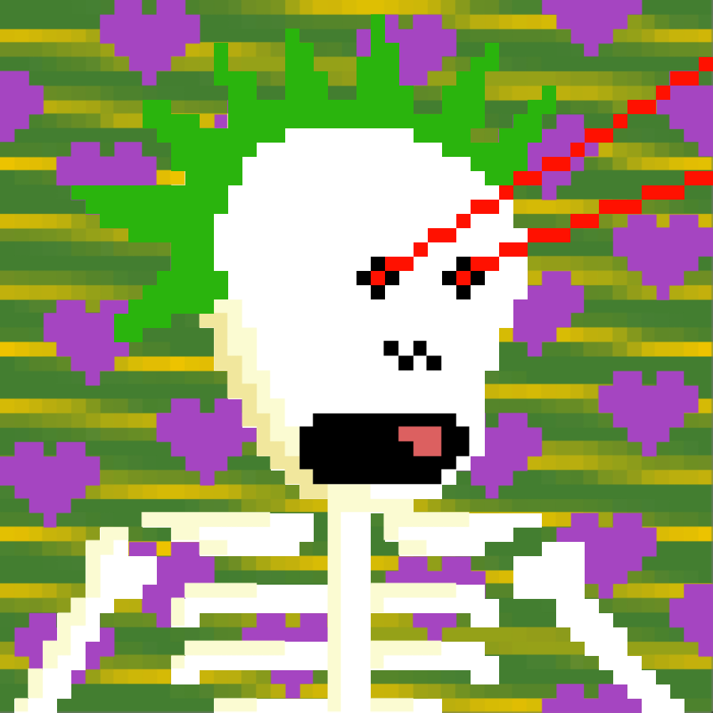 PIXEL SKULLETTI 1 #219