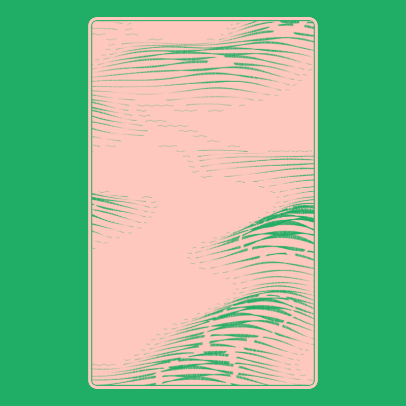 Topographic Playing Card #16