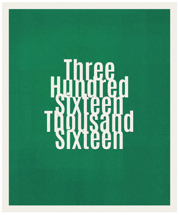 Count #316016