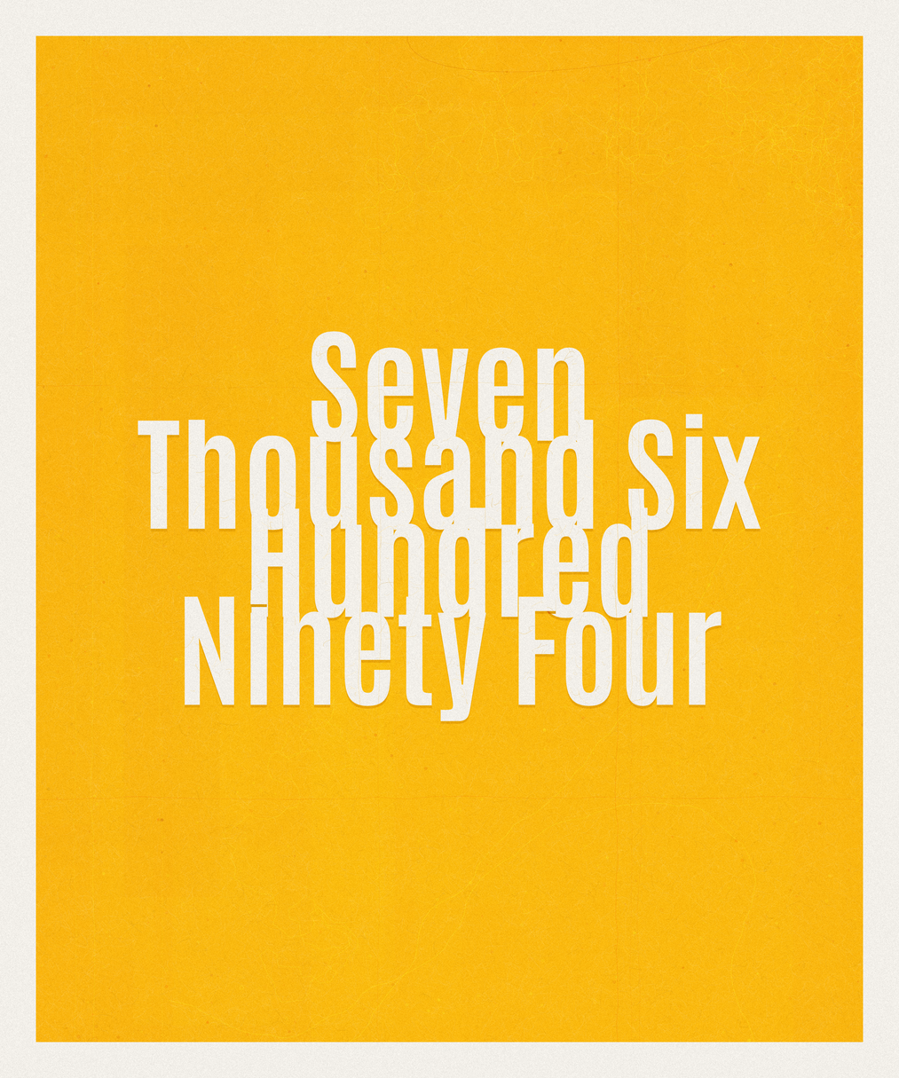 Count #7694