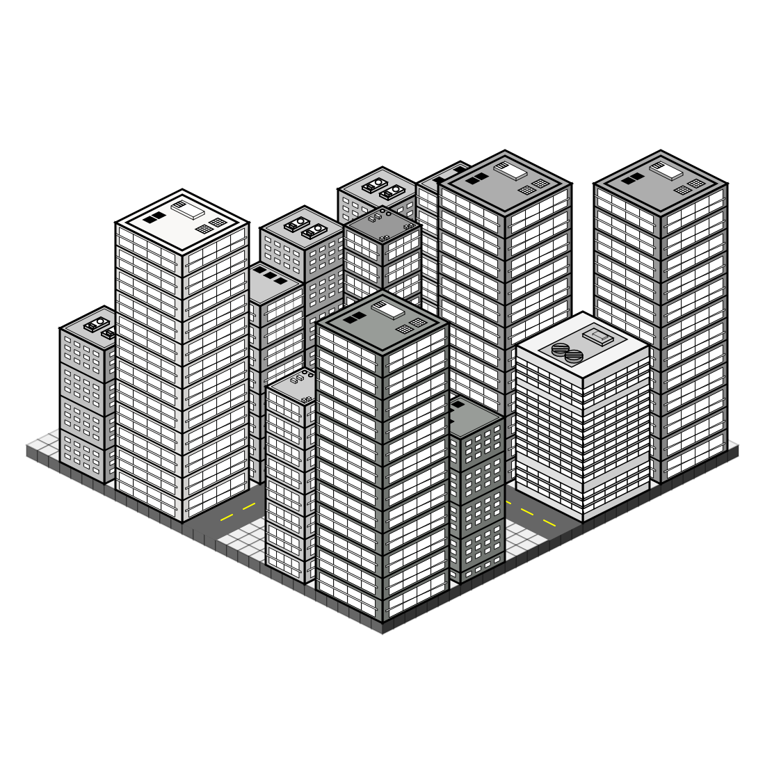 Isometric City Block #1